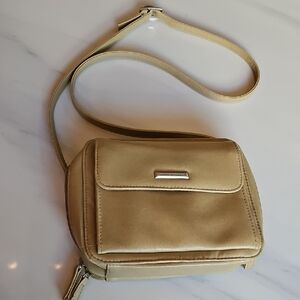 Frankie & Johnnie Beige Crossbody Bag